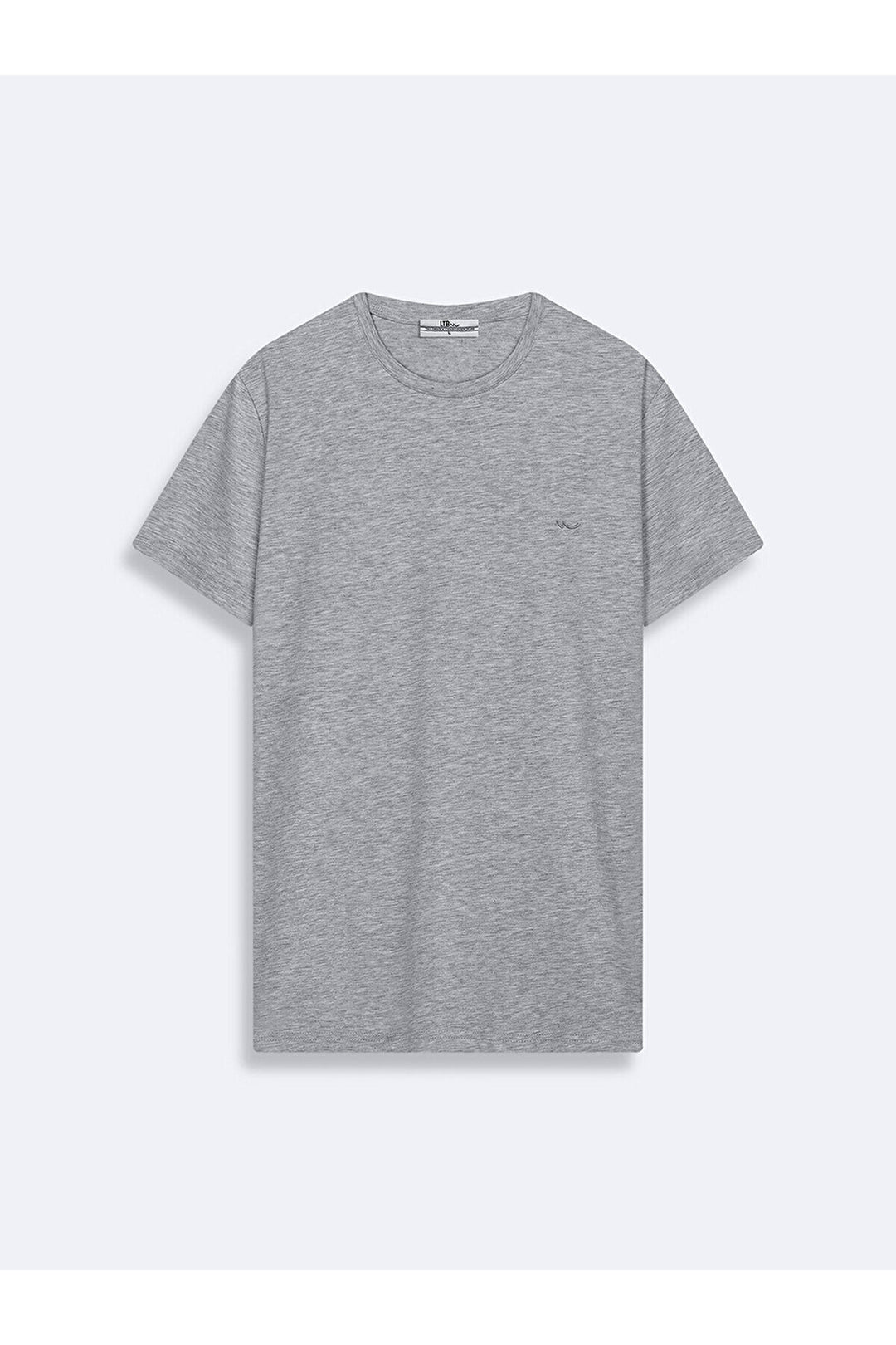 LTB T-shirt gris amincissant à manches courtes Zero Collar Pressure
