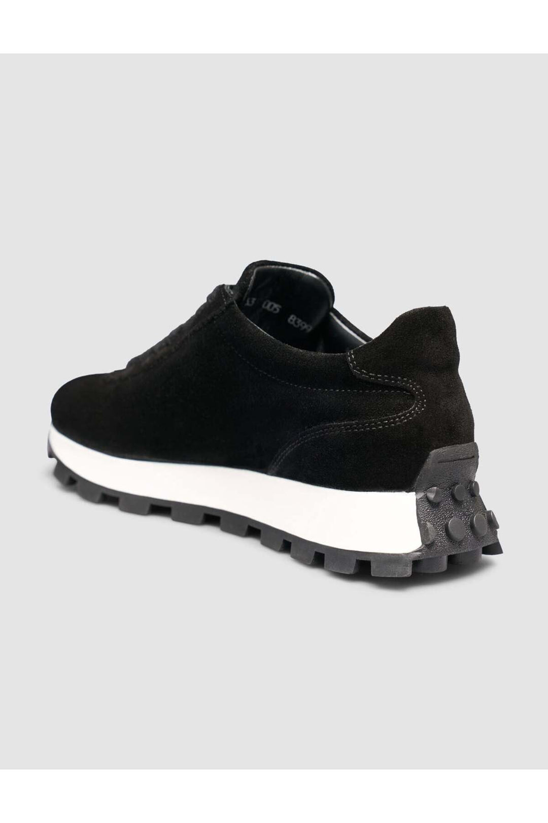 Cabani Shoes Baskets femme en cuir véritable noir - Noir