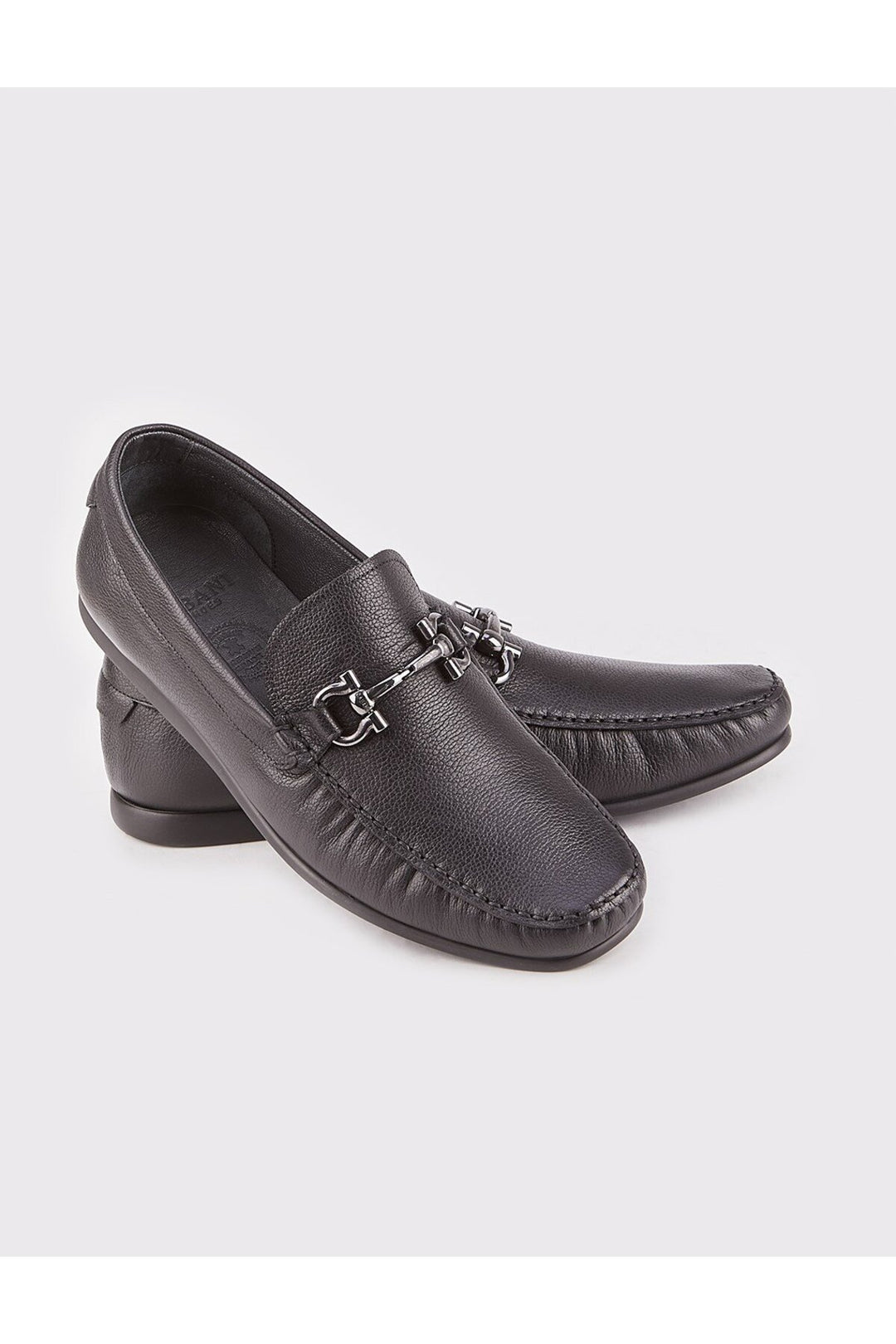 Cabani Shoes Mocassin homme en cuir véritable noir - Noir