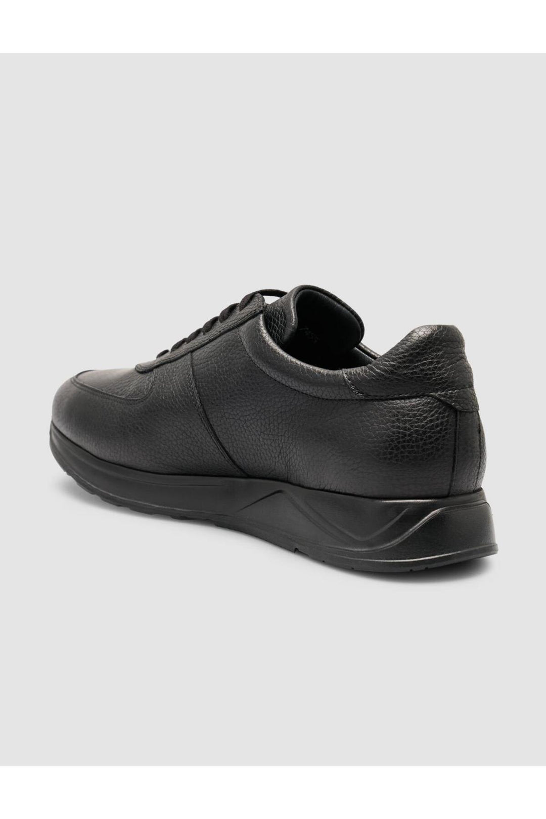 Cabani Shoes Peraren Baskets de sport en cuir texturé noir 100% - Noir