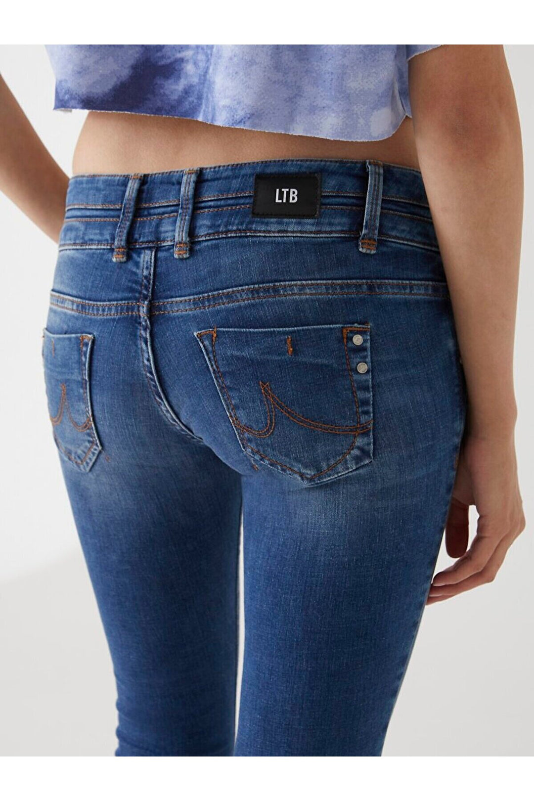 LTB Pantalon à jambe étroite Julita X - Bleu_50670