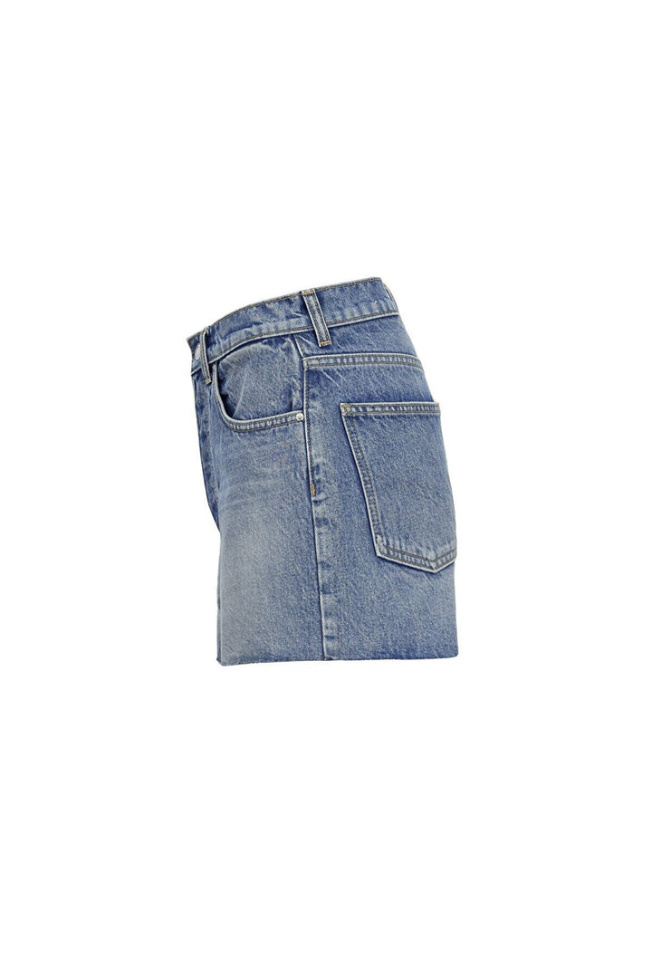 LTB Short en jean taille haute Lari - orta Bleu_