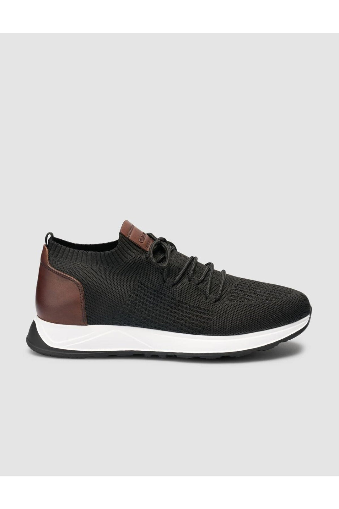 Cabani Shoes Chaussures de sport Napoli pour homme en tricot noir - Noir