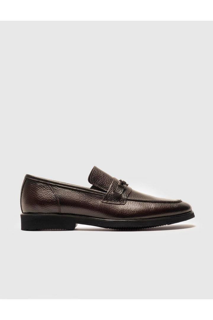 Cabani Shoes Chaussures classiques pour hommes en cuir véritable marron - Marron
