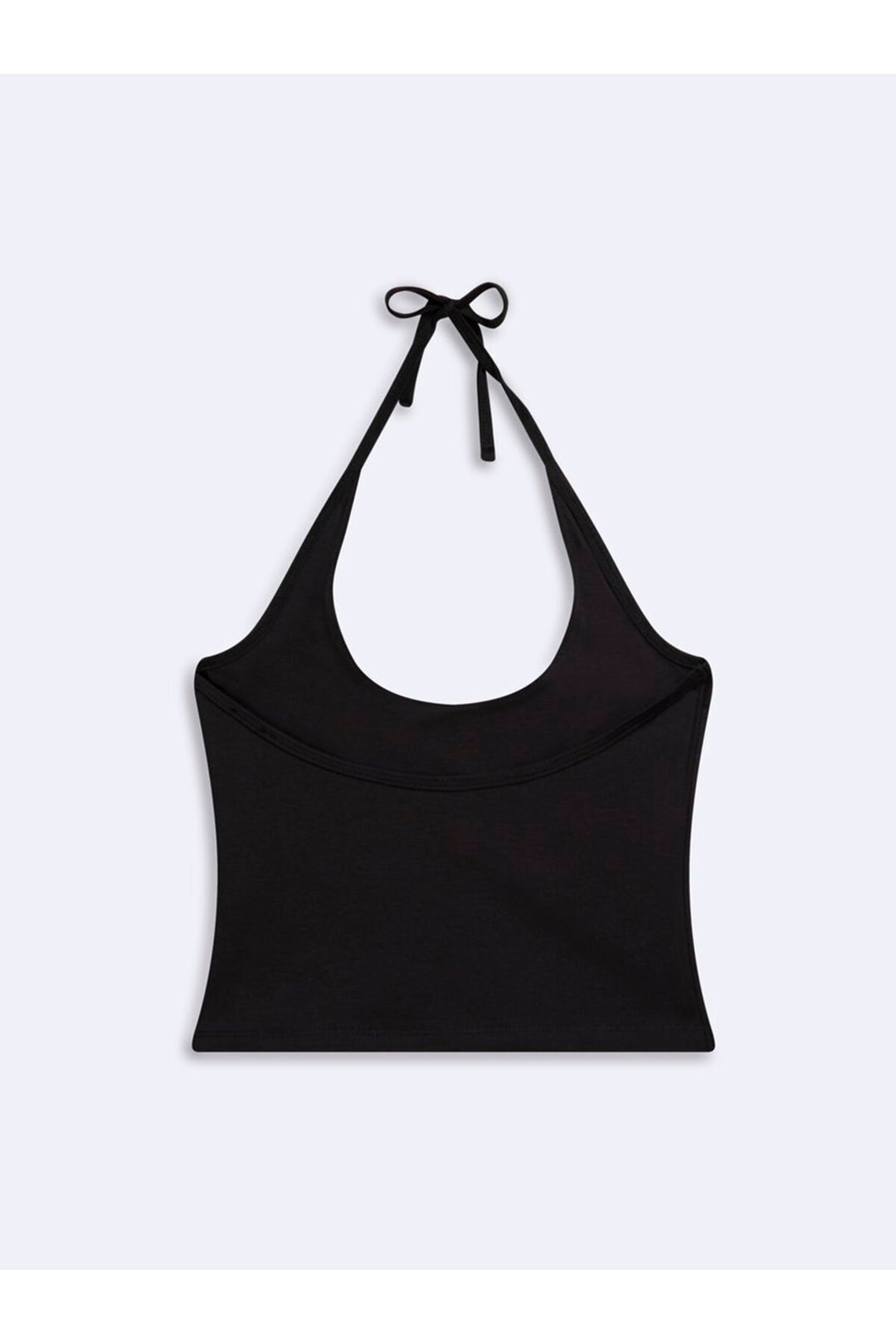 LTB Top à bretelles halter noir à nouer au cou - Noir