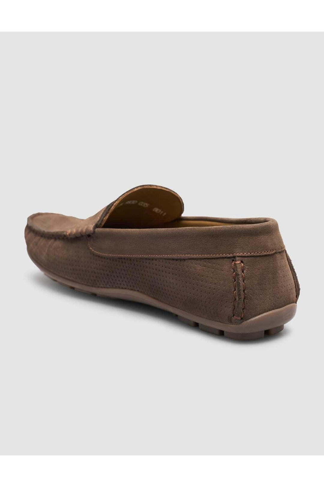 Cabani Shoes Chaussures Loafers pour Hommes en Cuir Véritable Marron d'Été - Marron