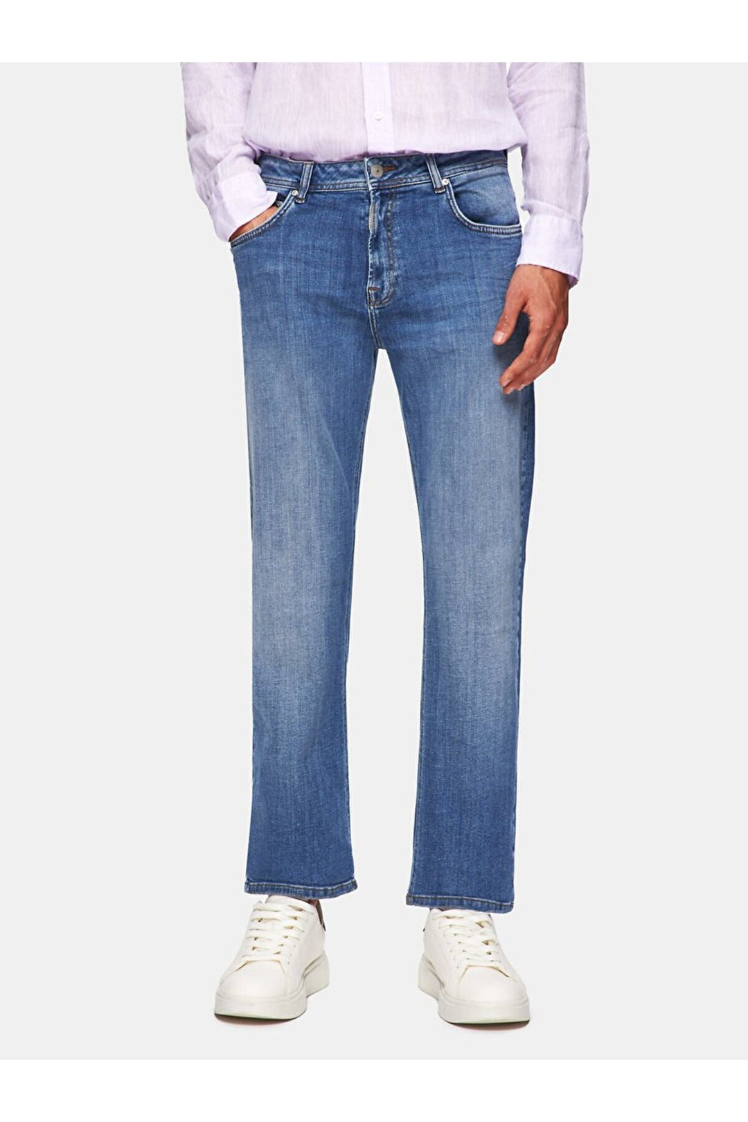 LTB Pantalon en jean coupe droite à taille moyenne Paul X - karişik_55709