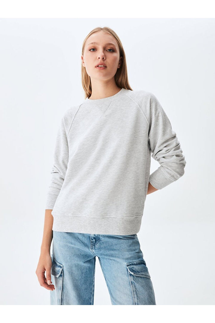 LTB Sweat gris pressé à col zéro