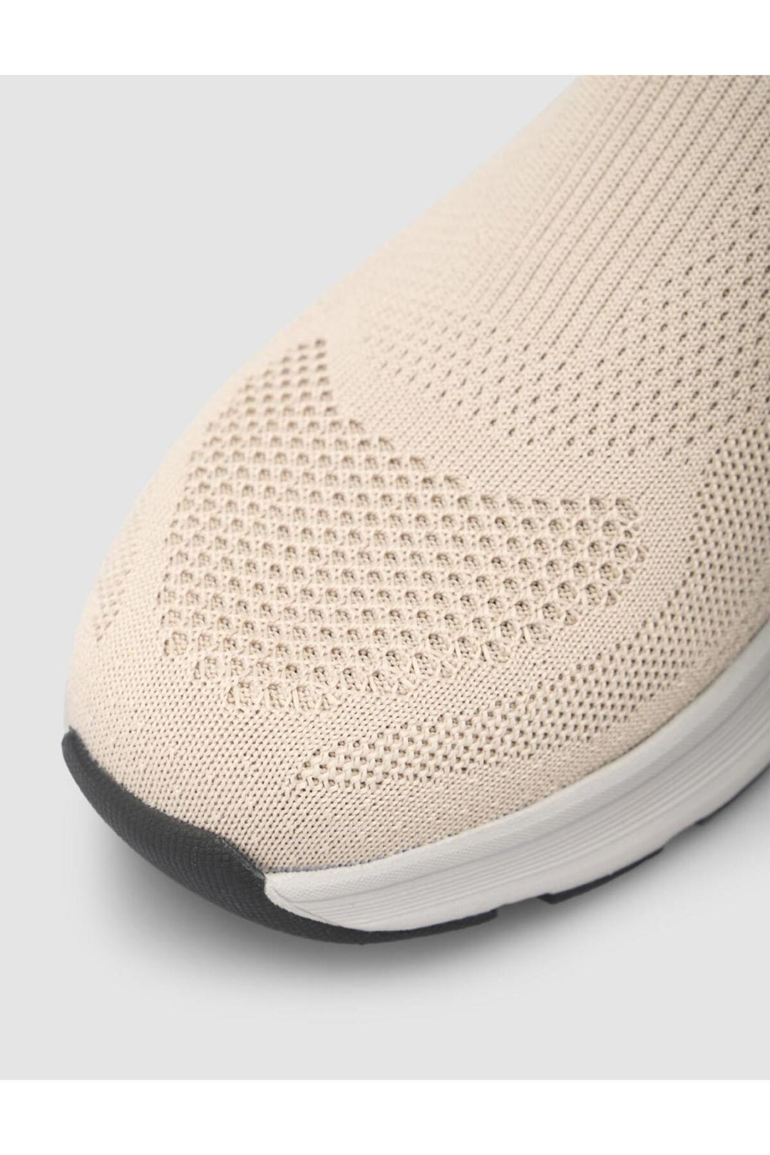 Cabani Shoes Baskets de sport pour hommes en tricot beige - Beige