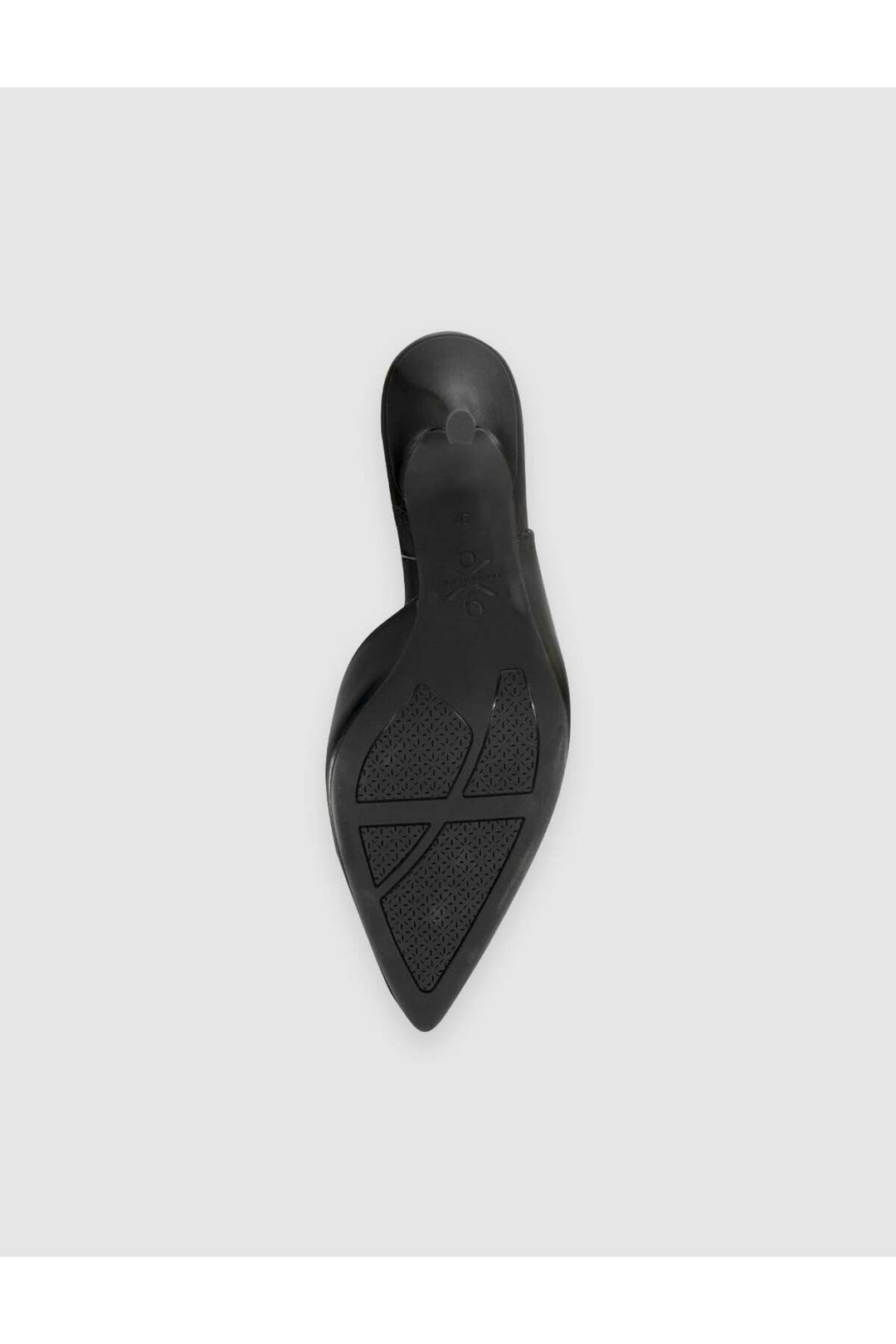Cabani Shoes Escarpins Slingback en cuir suédé véritable pour femmes en noir - Noir