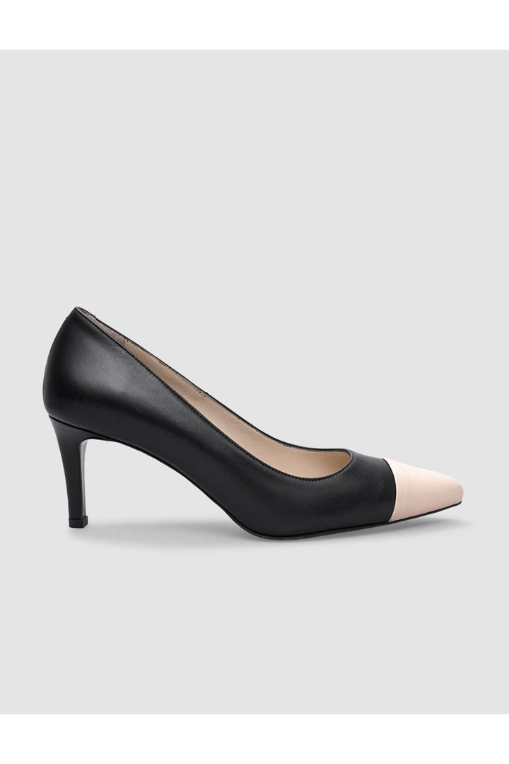 Cabani Shoes %100 Cuir véritable Talon aiguille femme Noir - Multicolore