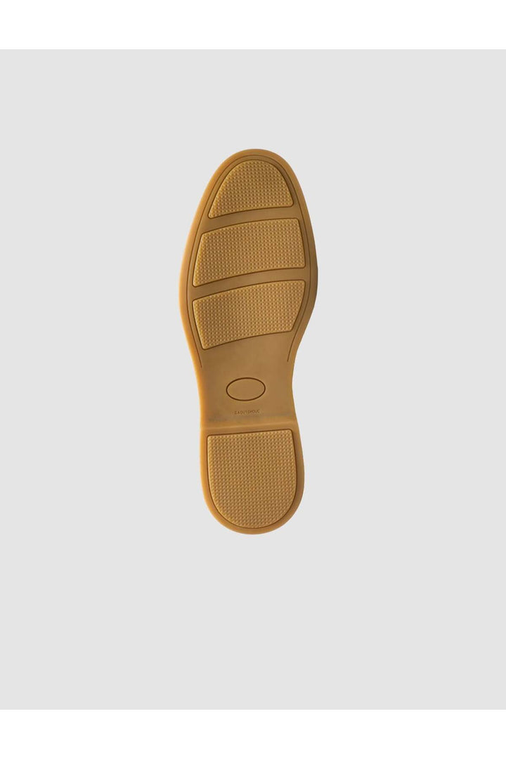 Cabani Shoes Chaussures pour hommes en cuir véritable de veau avec lacets en suède beige. - Beige