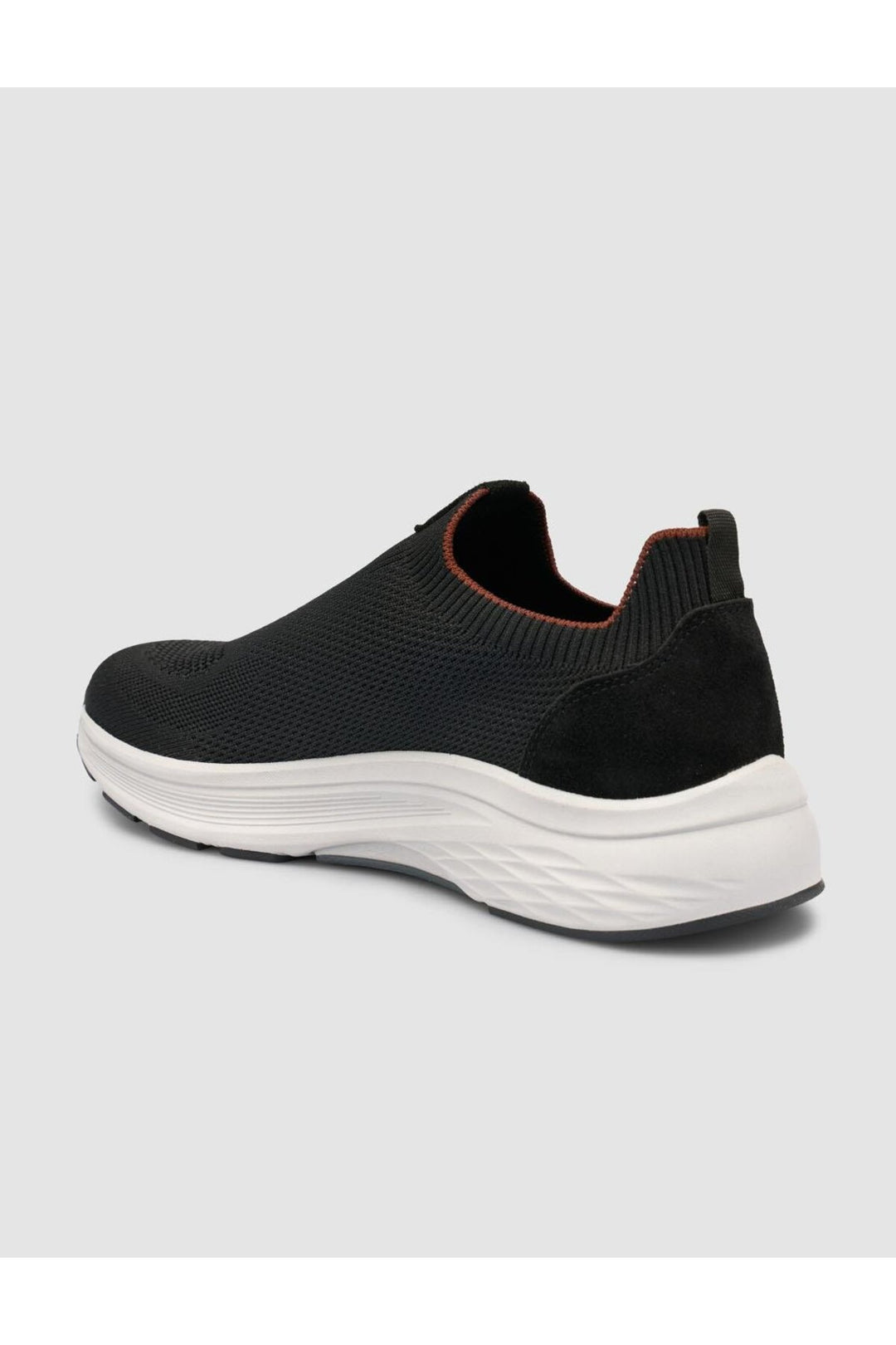 Cabani Shoes Chaussures de sport pour hommes en tricot noir - Noir