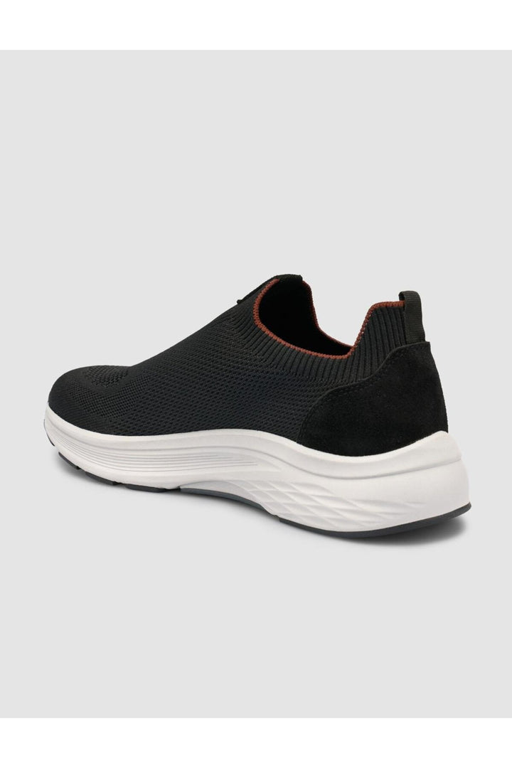 Cabani Shoes Chaussures de sport pour hommes en tricot noir - Noir