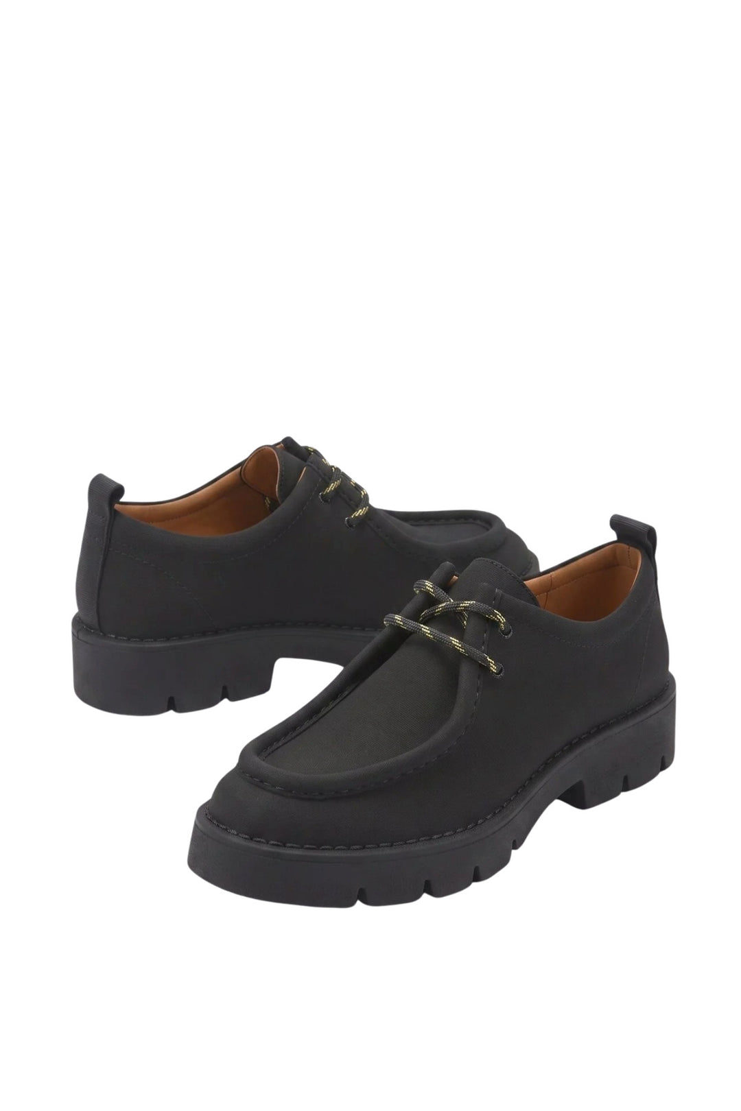 Wavelys ZAYN Chaussures d'hiver élégantes pour femmes en cuir suédé véritable avec semelle confortable - Noir