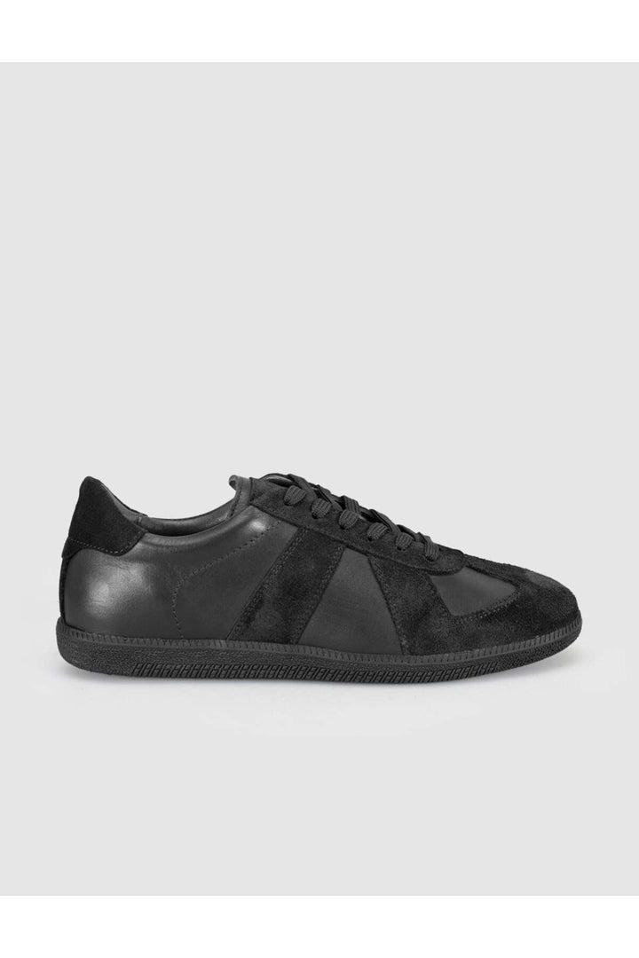 Cabani Shoes Baskets femme en cuir suédé noir - Multicolore