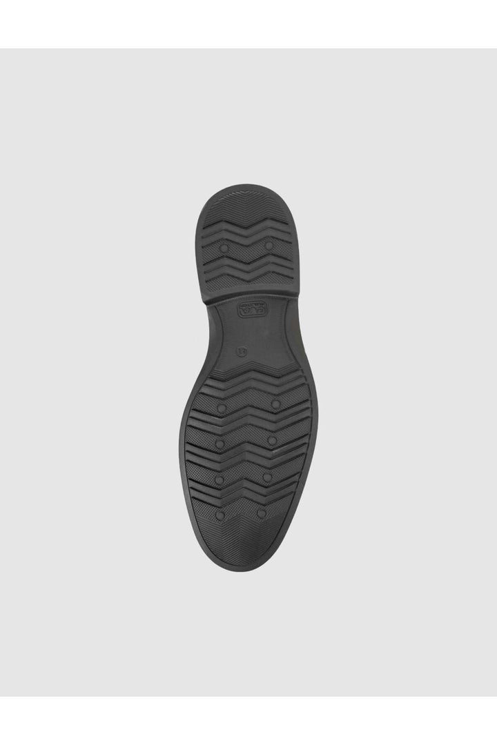 Cabani Shoes Chaussures classiques pour hommes en cuir véritable suédé noir - Multicolore
