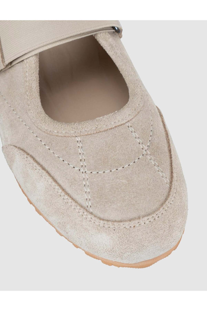 Cabani Shoes Melato Chaussures Ballerines Quotidiennes Femme en Cuir Véritable Beige - Multicolore