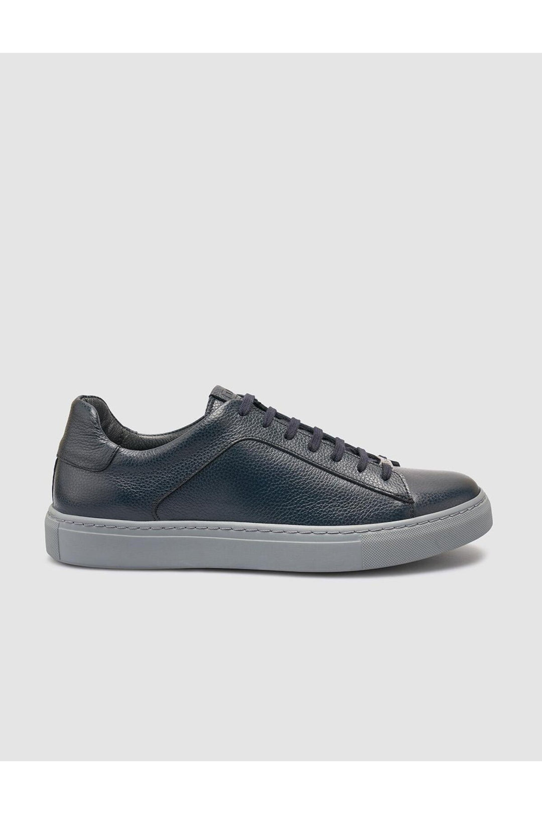 Cabani Shoes %100 Cuir véritable Bleu marine Chaussures de sport pour hommes - Bleu marine