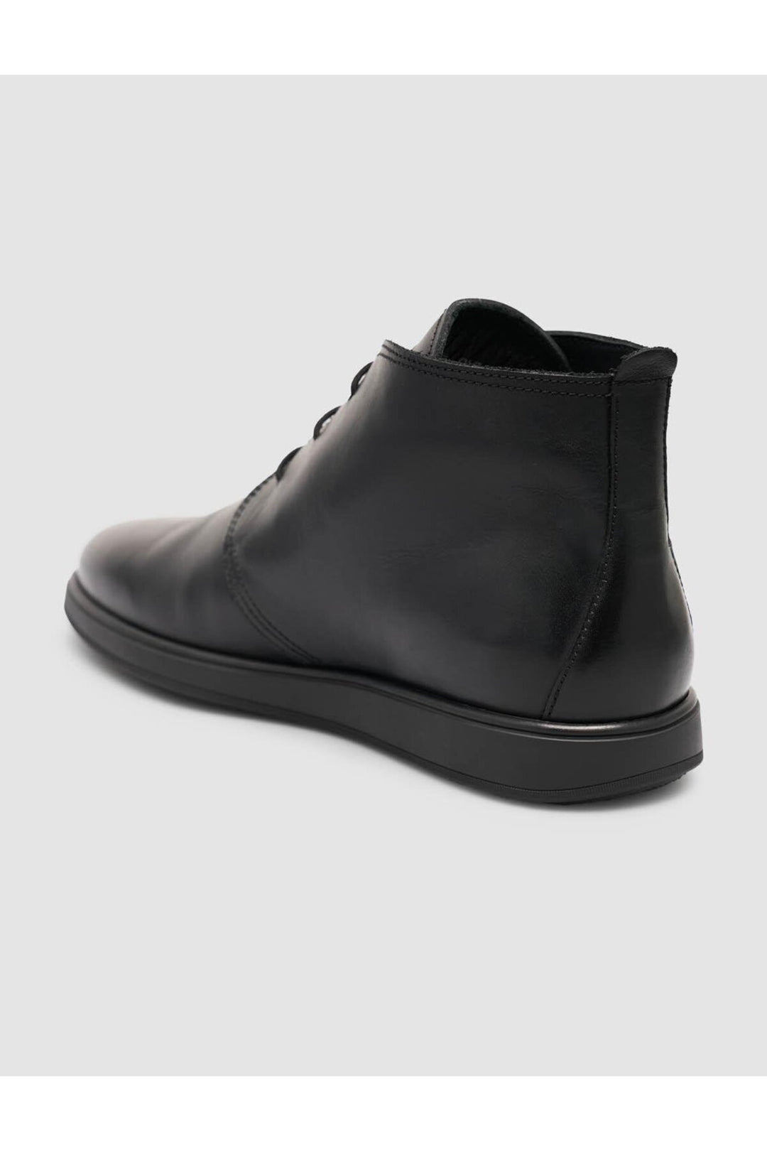 Cabani Shoes Bottines d'hiver pour hommes en cuir véritable noires à lacets - Multicolore