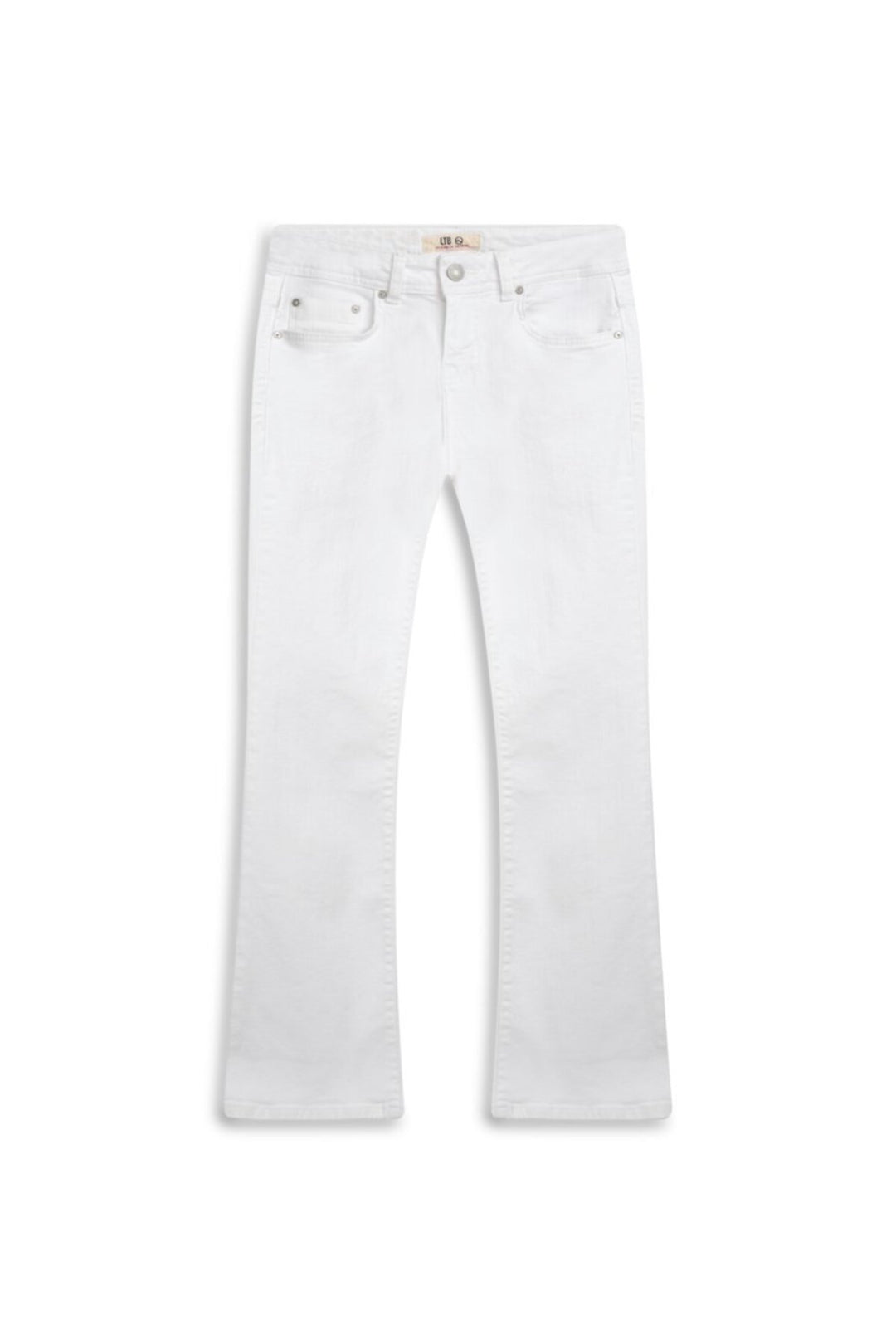 LTB Juliana Pantalon Jean Blanc Taille Basse Bootcut - Blanc