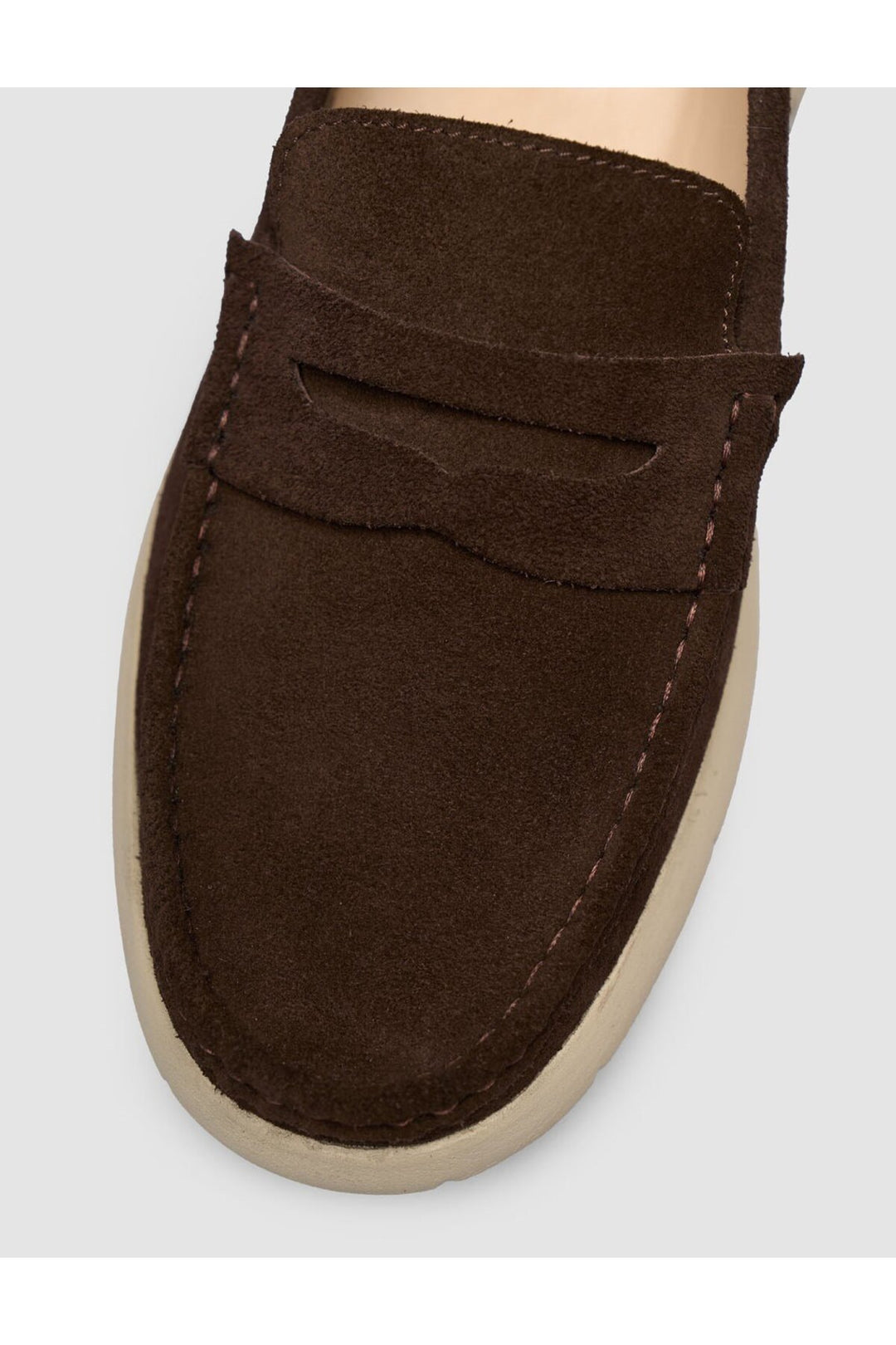 Cabani Shoes Chaussures Loafer pour hommes en cuir véritable marron - Marron