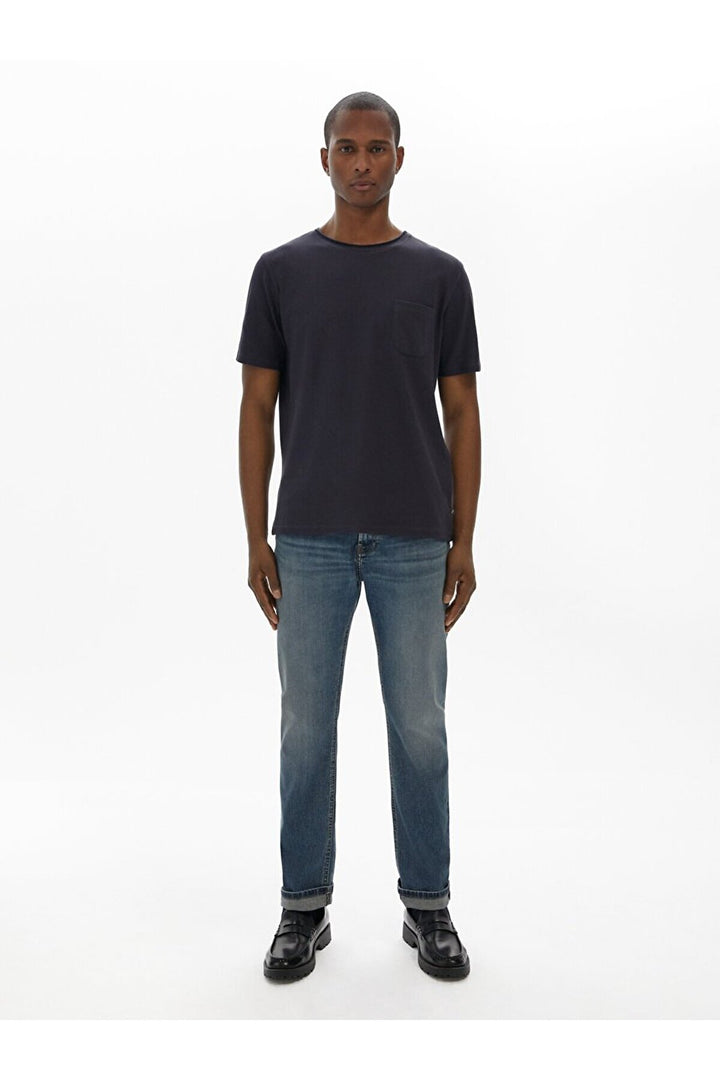 LTB T-shirt bleu marine régulier