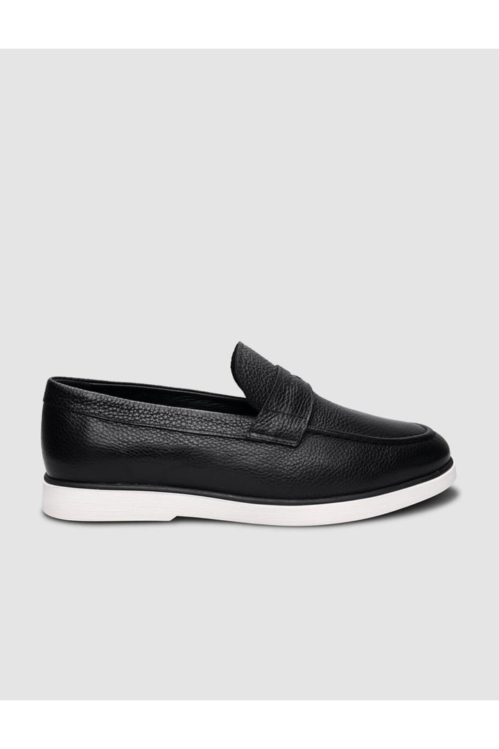 Cabani Shoes Chaussures de ville pour hommes en cuir véritable noir 100% - Multicolore