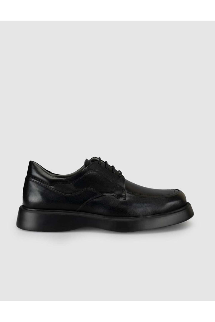 Cabani Shoes Chaussures décontractées pour hommes en cuir véritable à semelle épaisse, saisonnières. - Multicolore