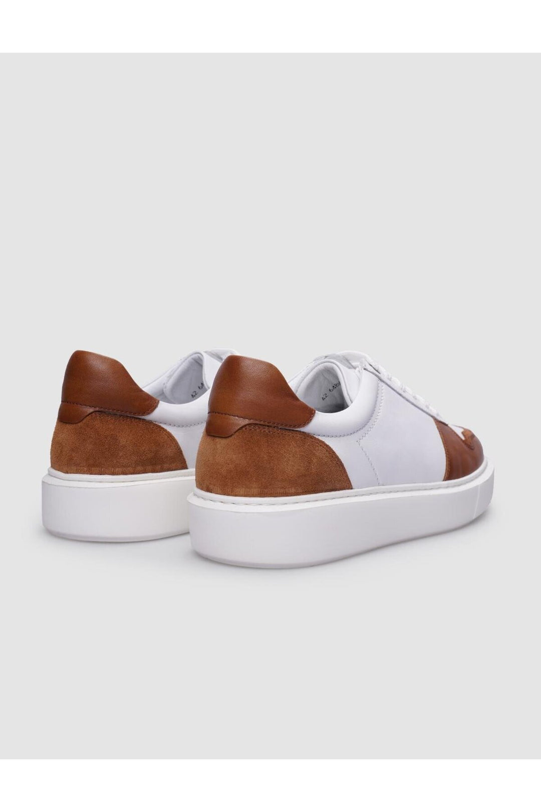 Cabani Shoes 100% Genuine White Leather - White