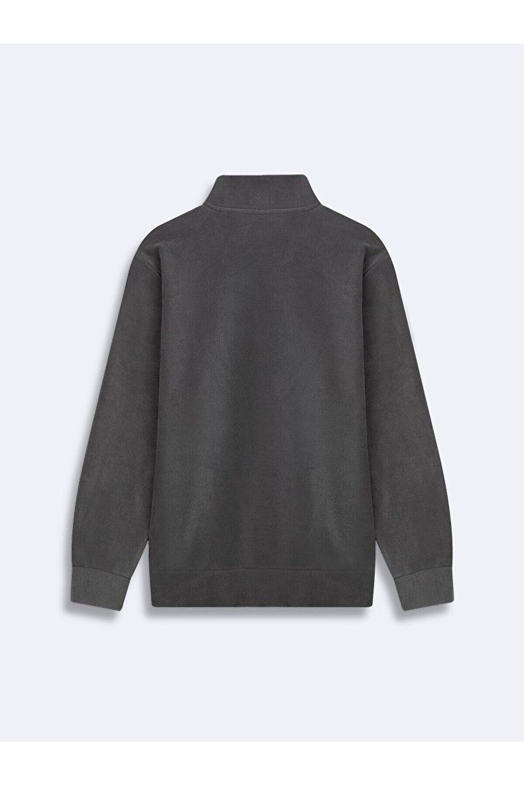 LTB Sweat gris en polaire à demi-fermeture éclair