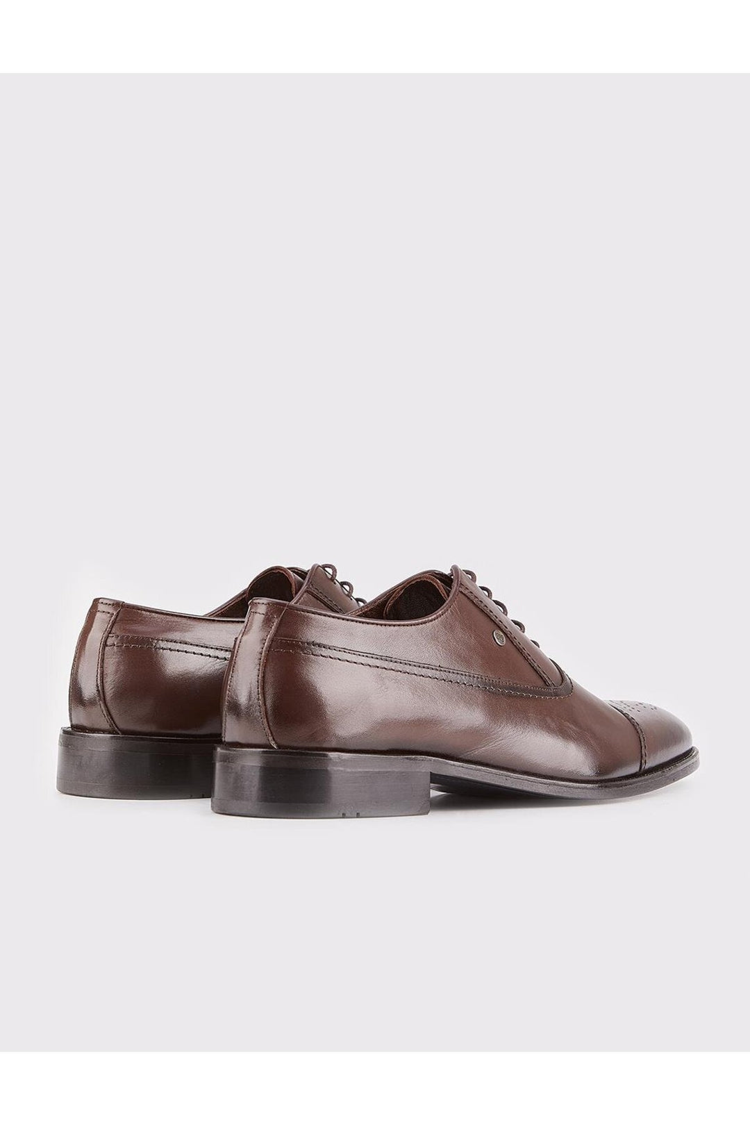 Cabani Shoes Chaussures classiques pour hommes en cuir véritable avec semelle Neolit, marron, à lacets. - Marron