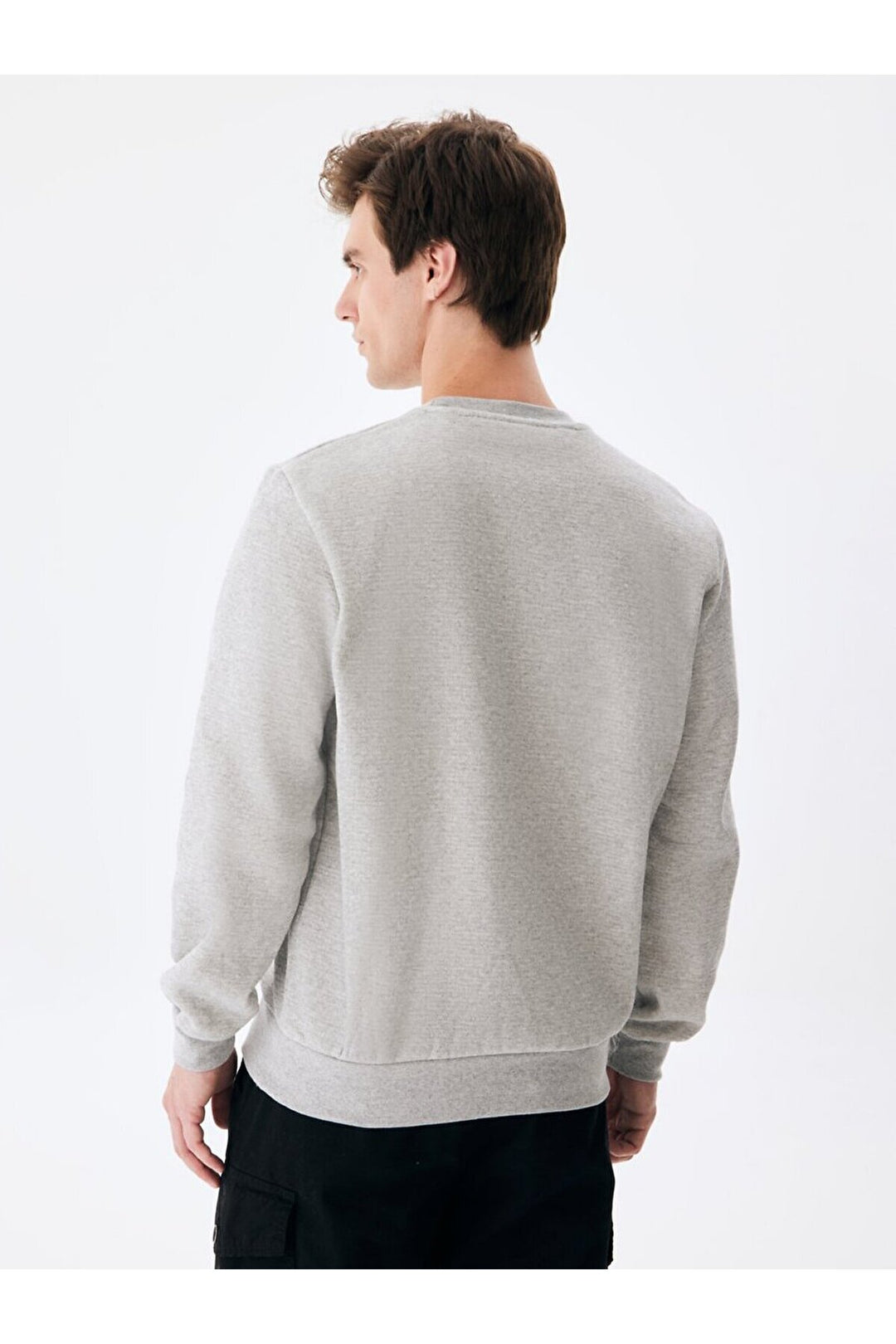 LTB Sweat gris à col rond