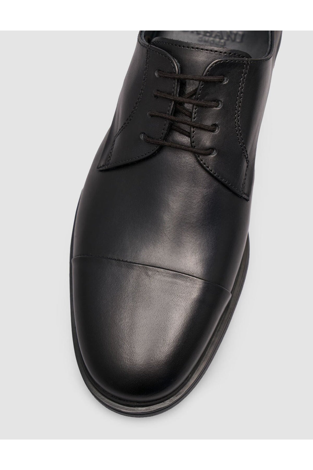 Cabani Shoes Chaussures classiques pour hommes en cuir véritable de veau noir à lacets - Multicolore