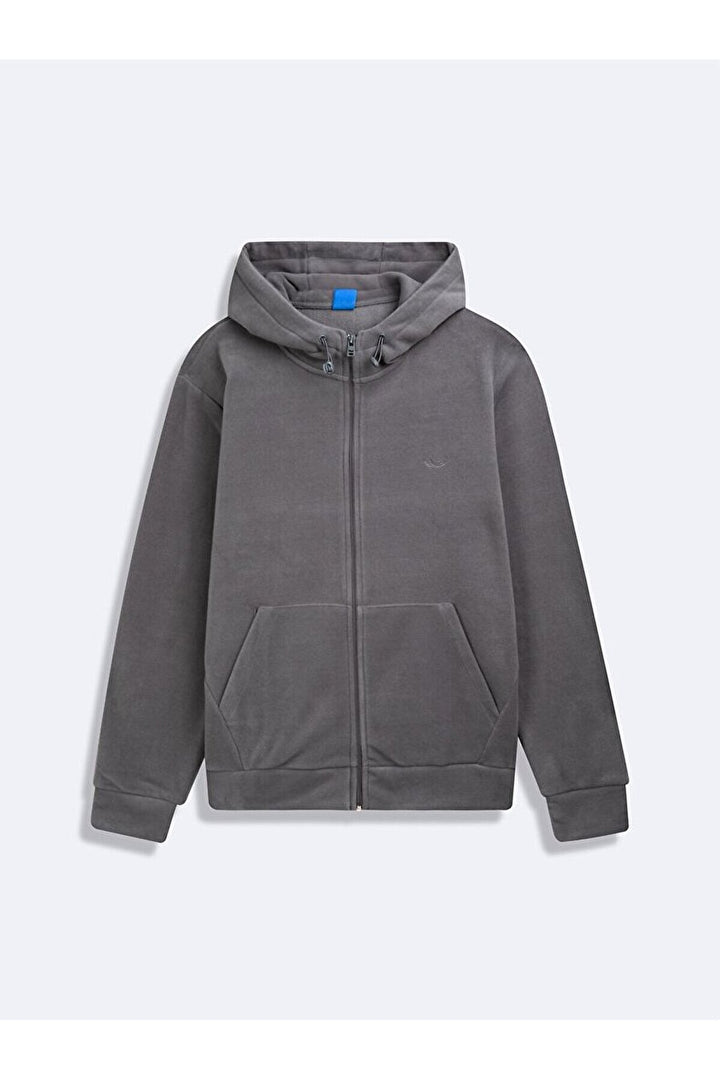LTB Sweat à capuche zippé Bass Grey