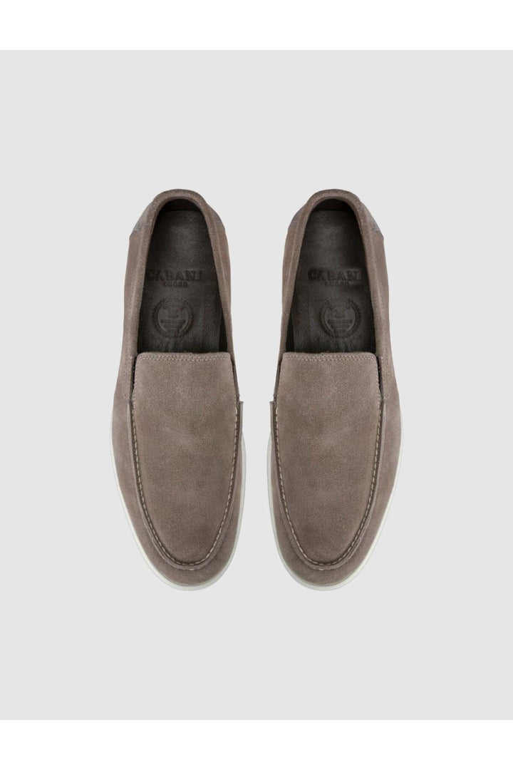 Cabani Shoes Mocassins pour hommes en suède vison - Vison