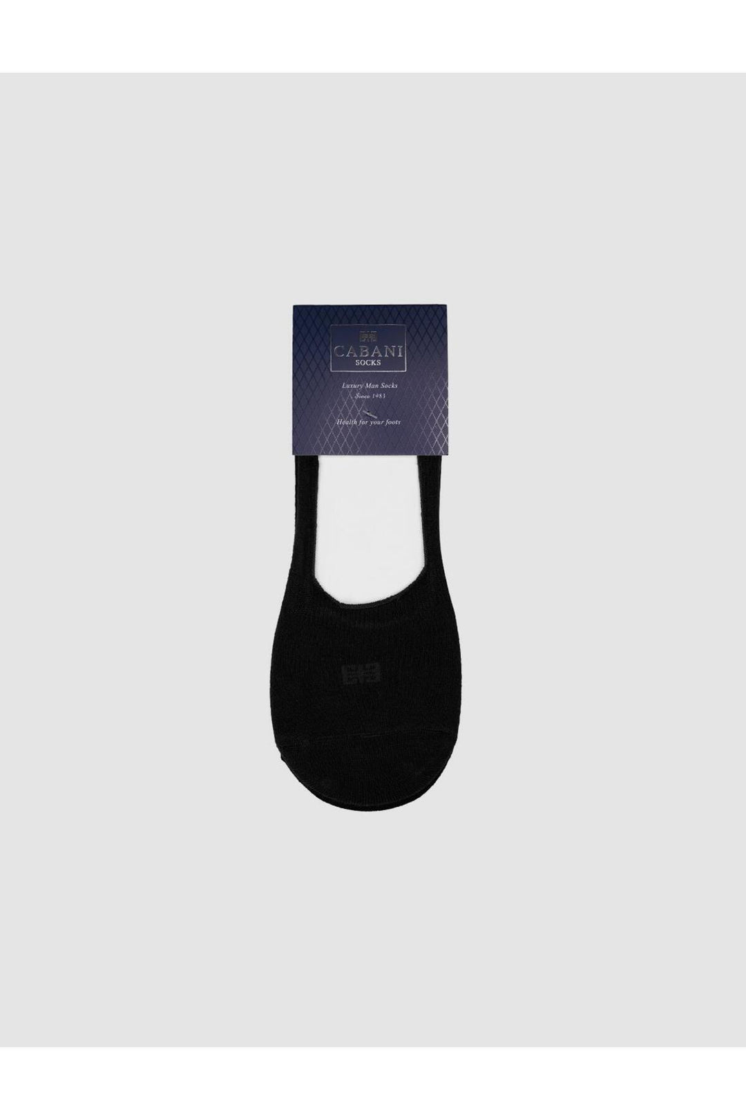Cabani Shoes Chaussettes pour hommes en bambou 3 pièces noires - Noir