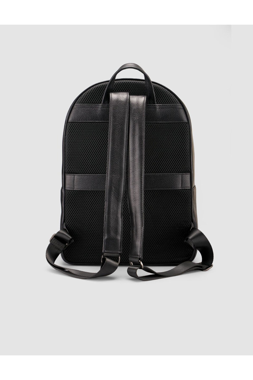 Cabani Shoes Sac à dos pour homme en cuir véritable noir (avec poche avant, zippé) - Multicolore