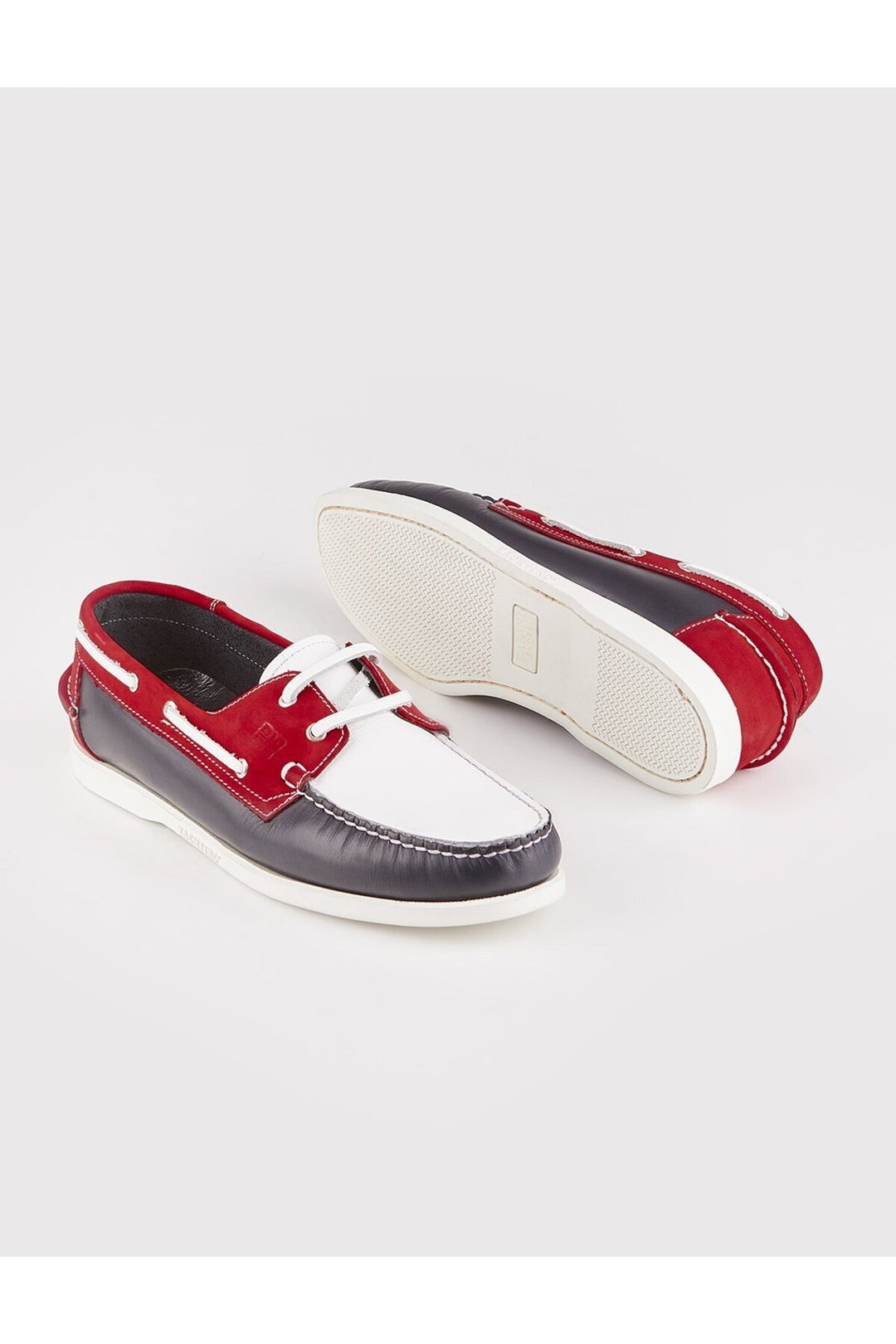 Cabani Shoes Chaussures de ville pour hommes en cuir véritable à lacets bleu marine - Bleu marine