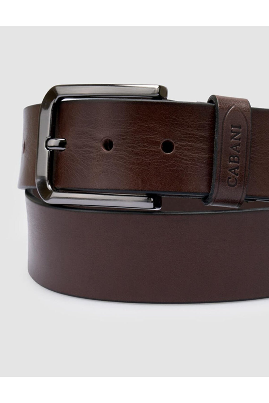 Cabani Shoes %100 Cuir véritable Ceinture classique pour homme Marron - Marron