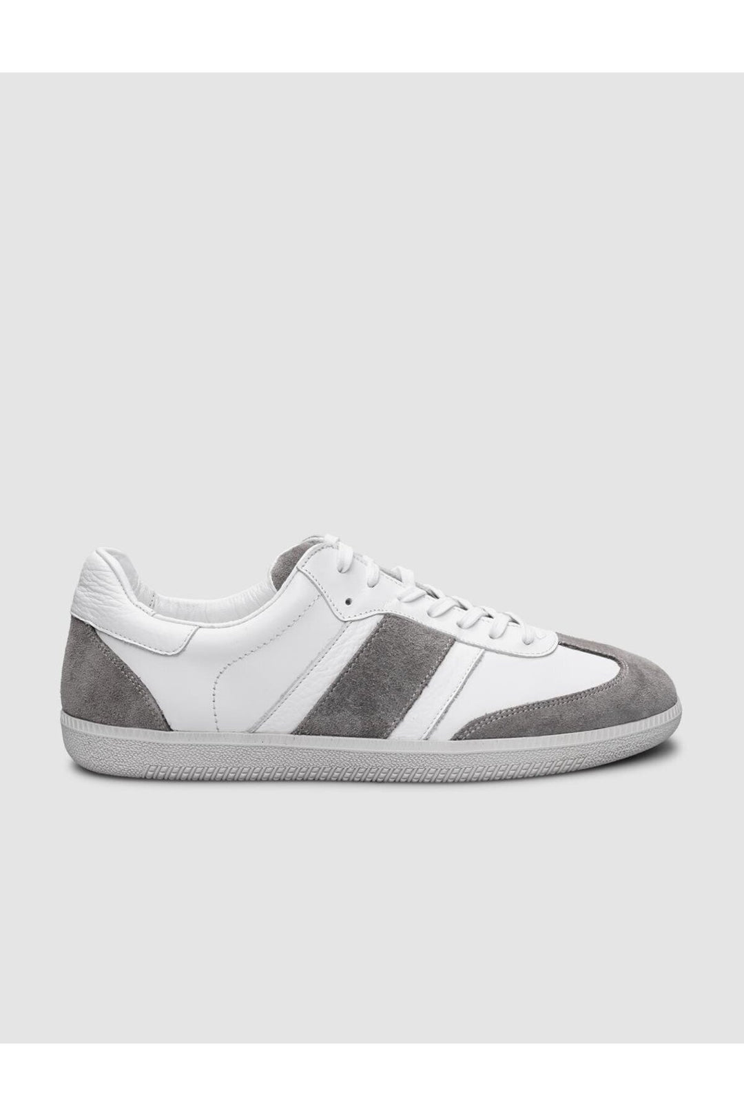 Cabani Shoes %100 Cuir véritable Baskets blanches à lacets pour hommes - Blanc