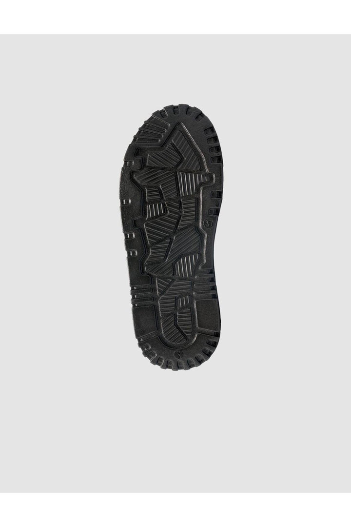 Cabani Shoes %100 Cuir véritable Sandales noires pour femmes - Multicolore