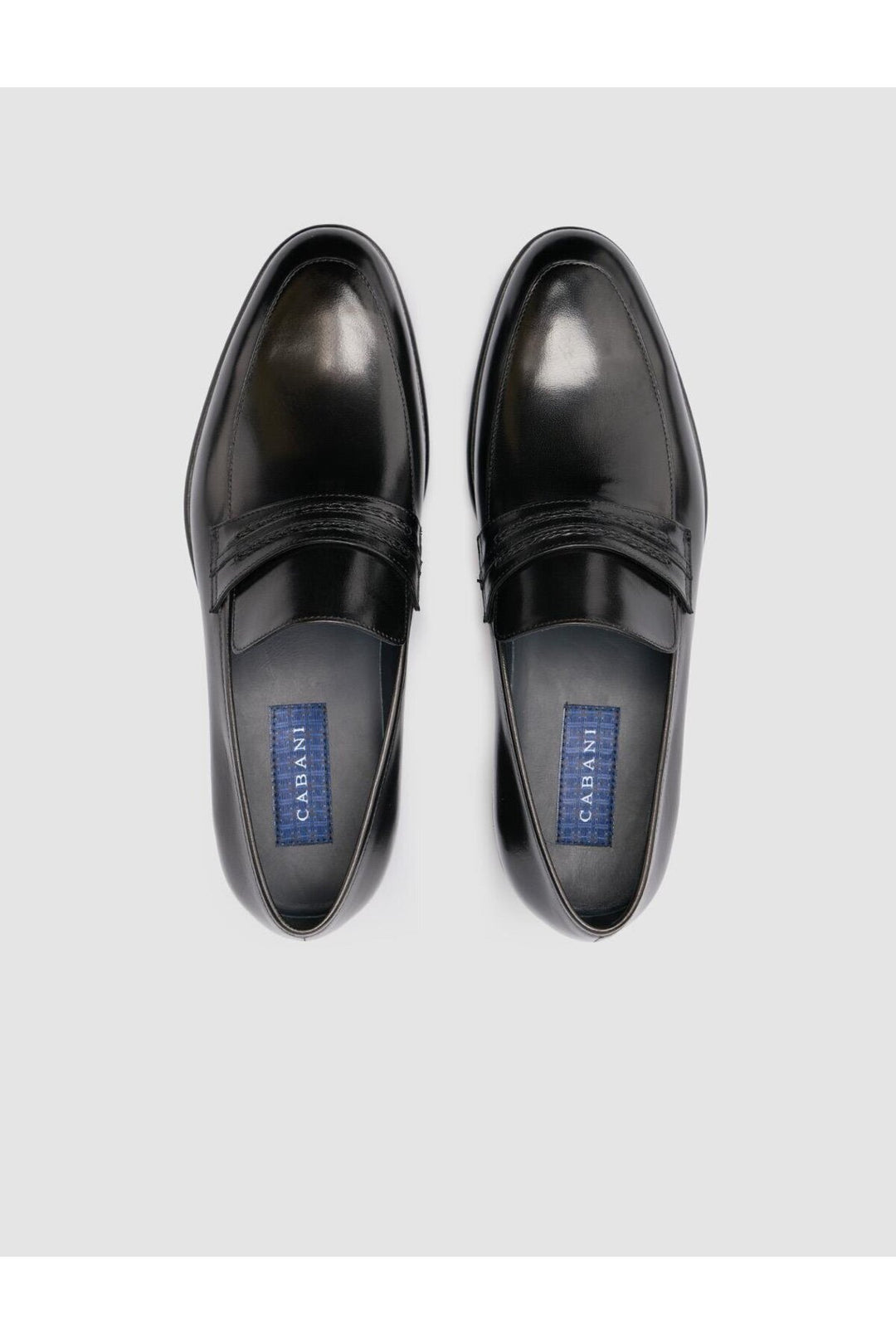 Cabani Shoes %100 Cuir véritable Chaussures classiques pour hommes noires - Multicolore