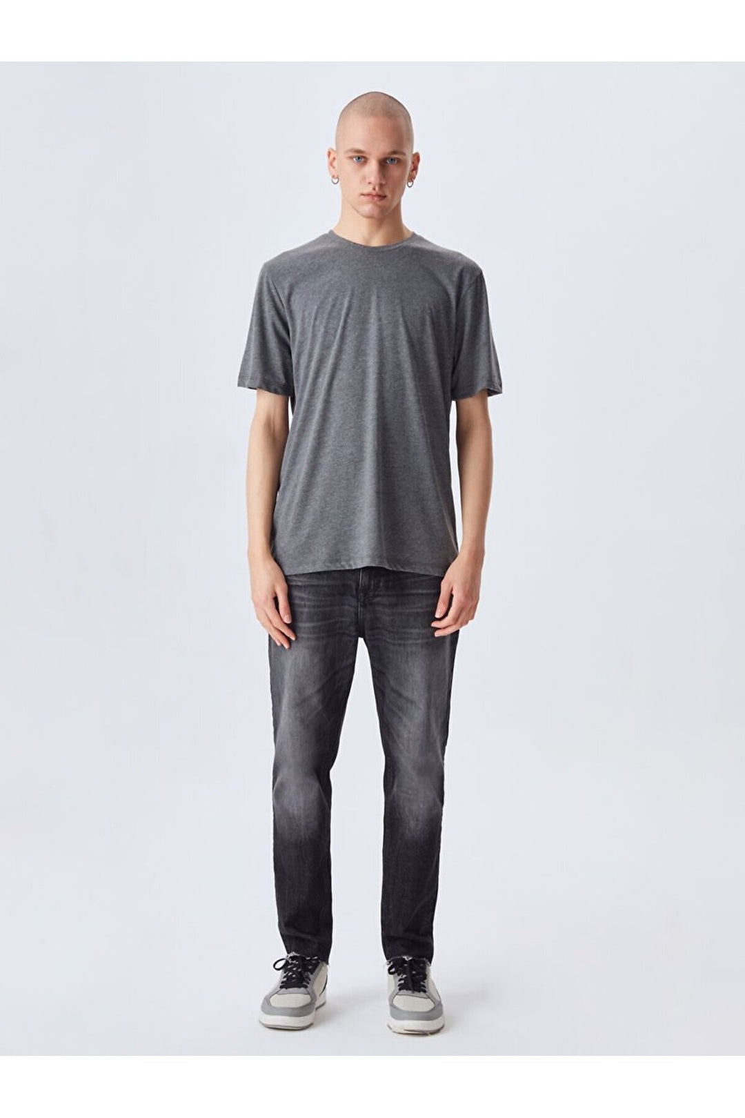 LTB T-shirt à manches courtes Zero Collar Pressure Regular Anthracite