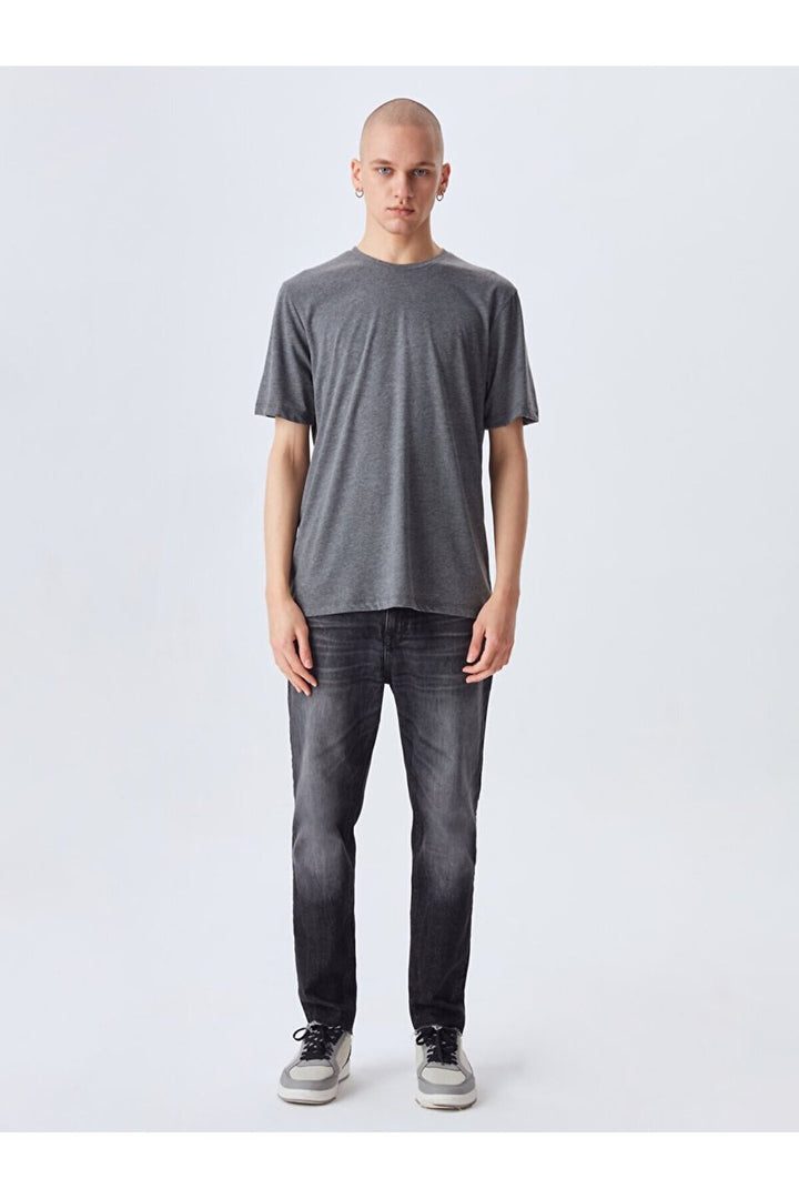 LTB T-shirt à manches courtes Zero Collar Pressure Regular Anthracite
