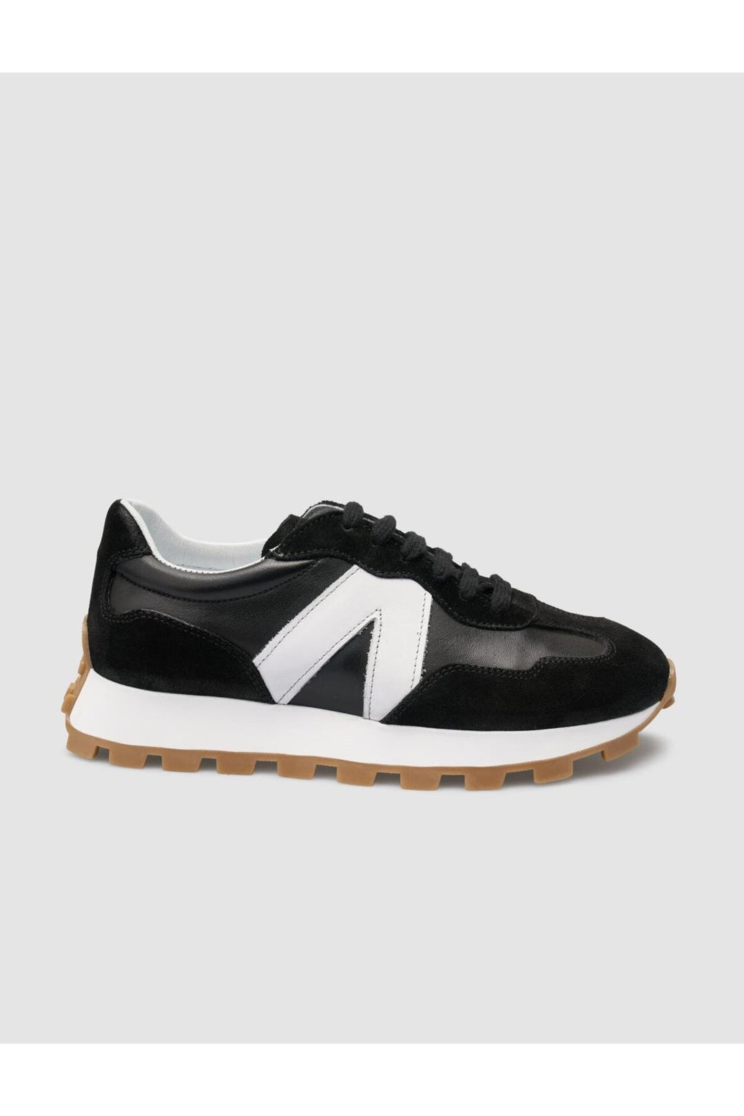 Cabani Shoes %100 Cuir Véritable Baskets Noires pour Femmes - Multicolore