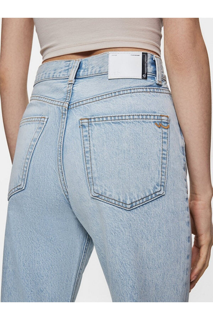 LTB Pantalon en jean coupe droite à taille haute Vanetta