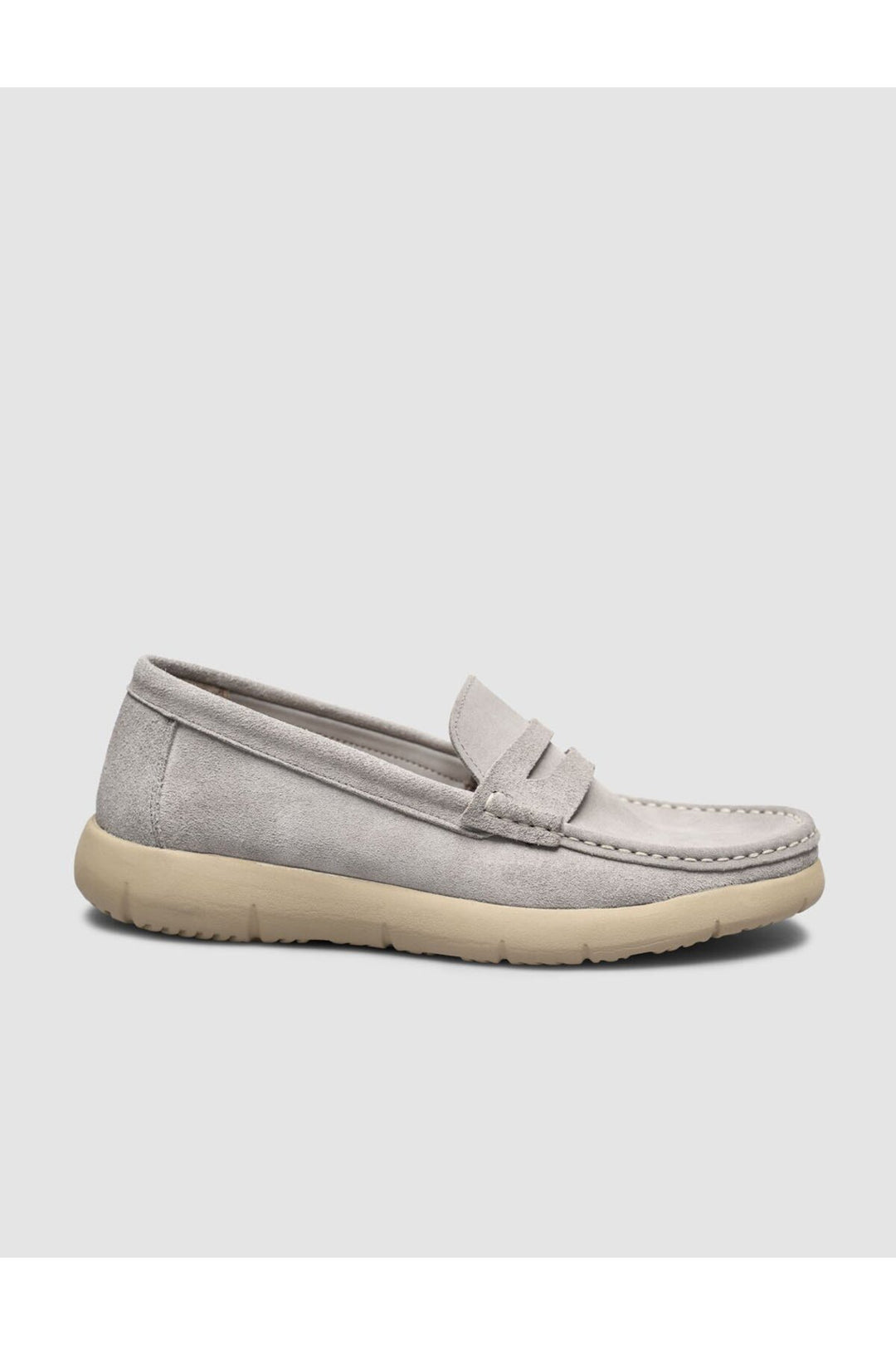 Cabani Shoes Chaussures Loafer pour Homme en Cuir Véritable Gris - Gris