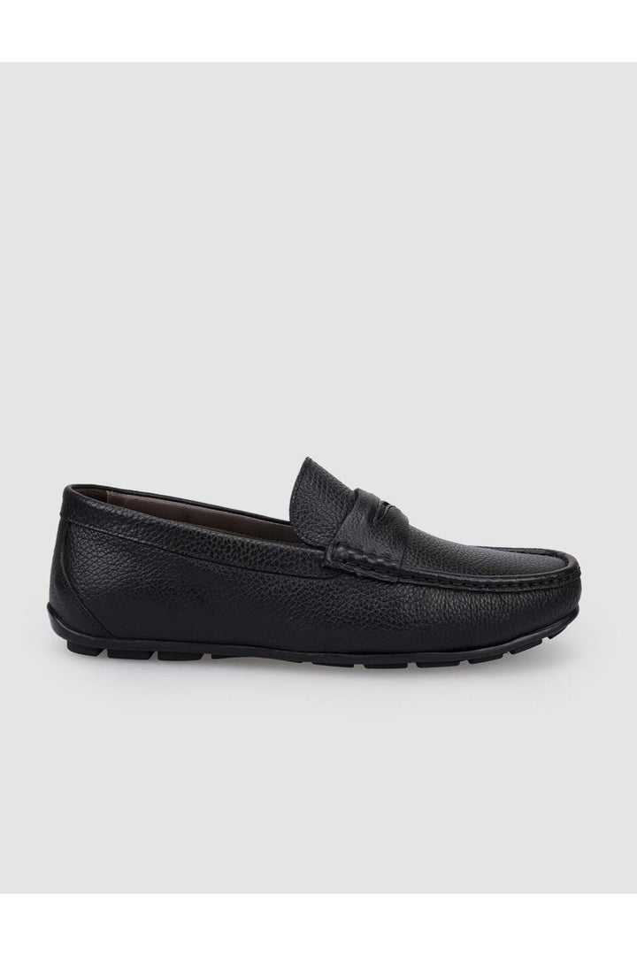Cabani Shoes %100 Cuir véritable Noir Mocassins pour hommes - Multicolore