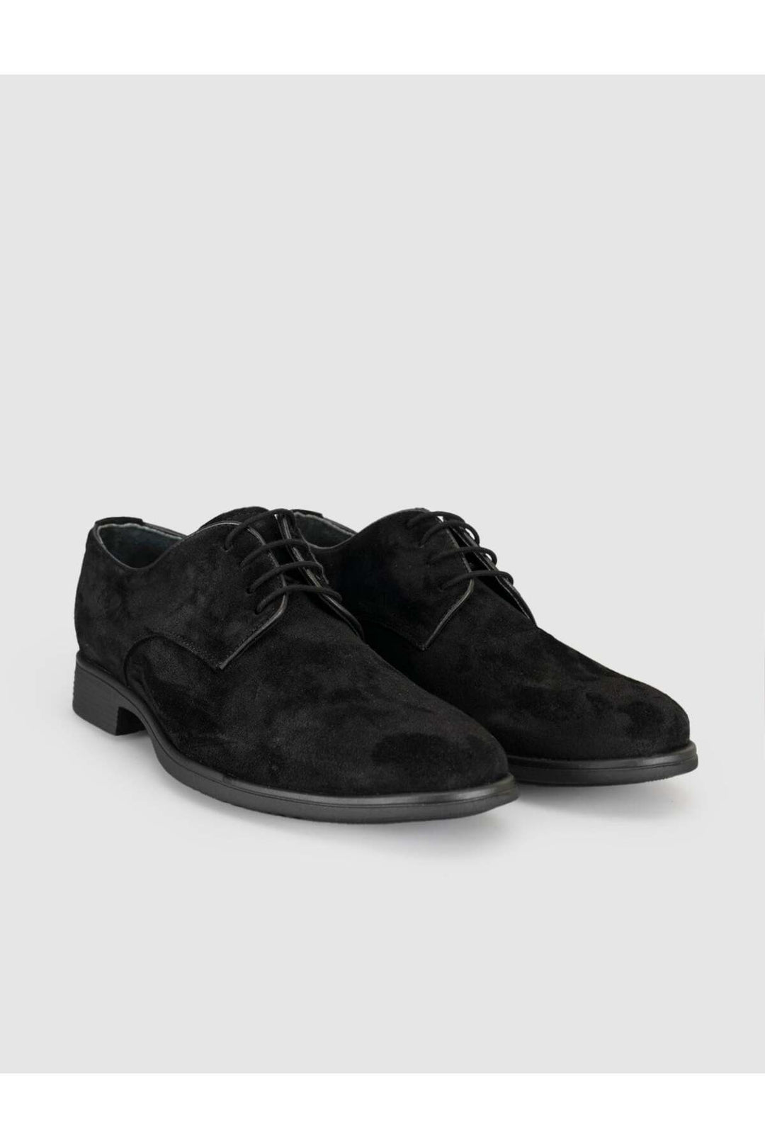 Cabani Shoes Chaussures classiques pour hommes en cuir véritable suédé noir - Multicolore